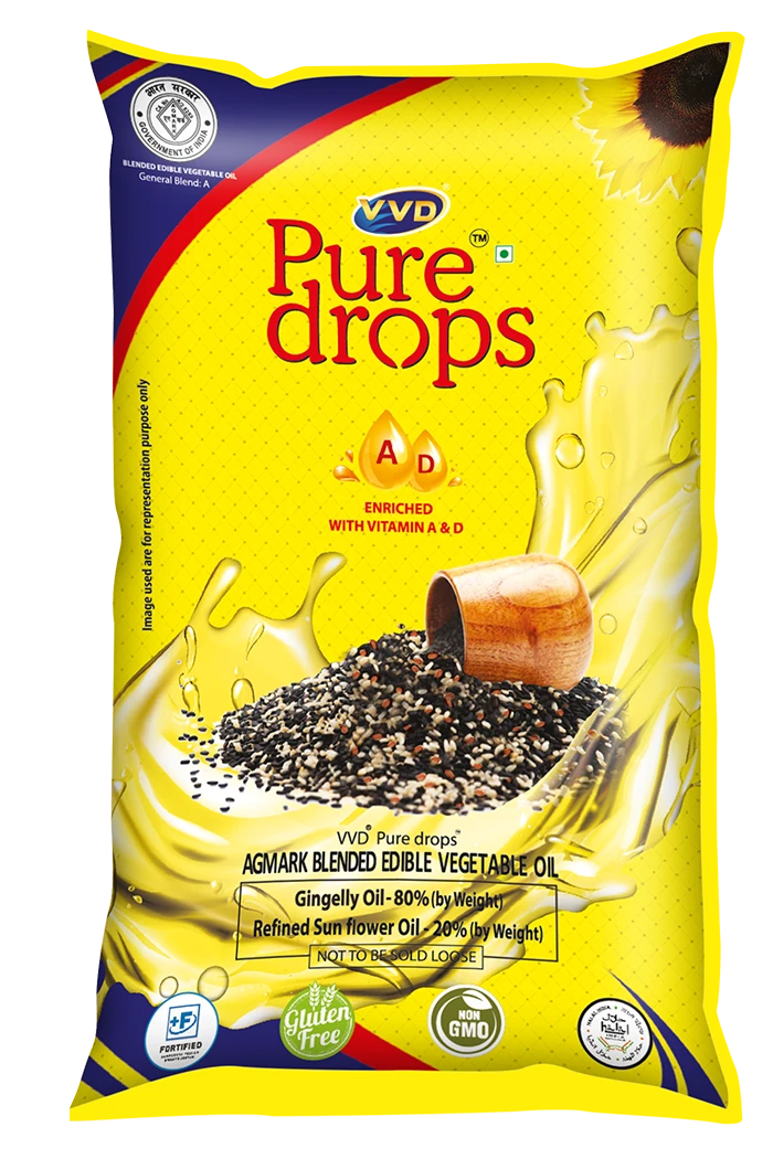 Buy pure drops gingelly oil