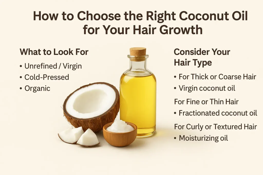 coconut oil for hair growth