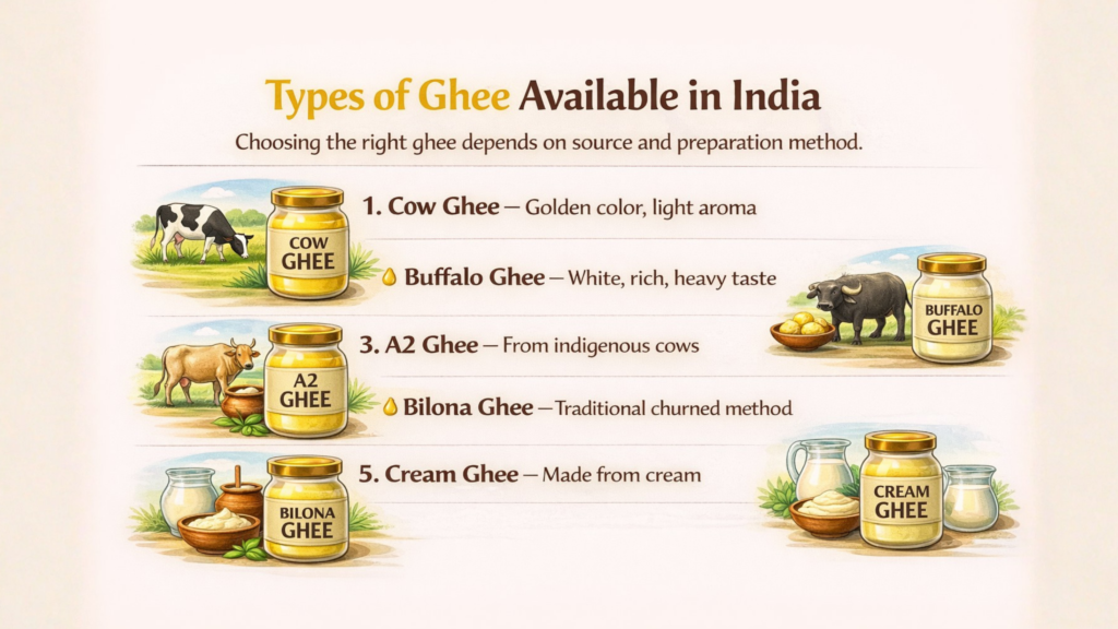 Types of Ghee