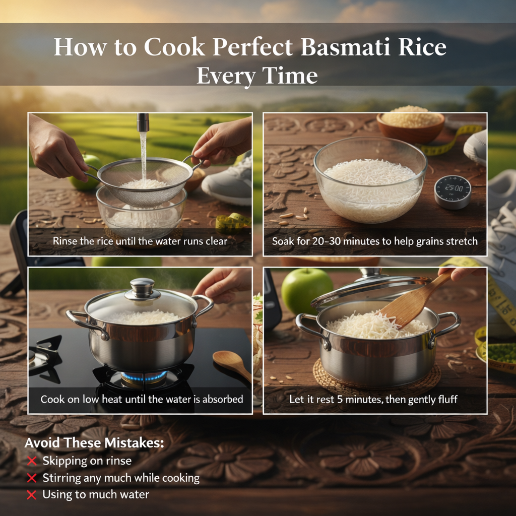 How to cook perfect Basmati Rice Every time