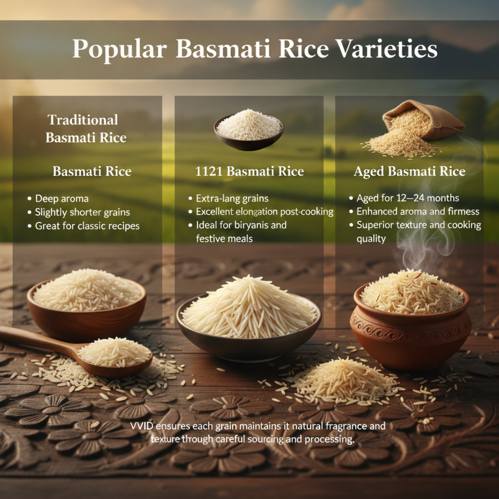 Popular Basmati Rice Varieties